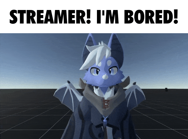 Blue Furry Dog got Bored and went insane