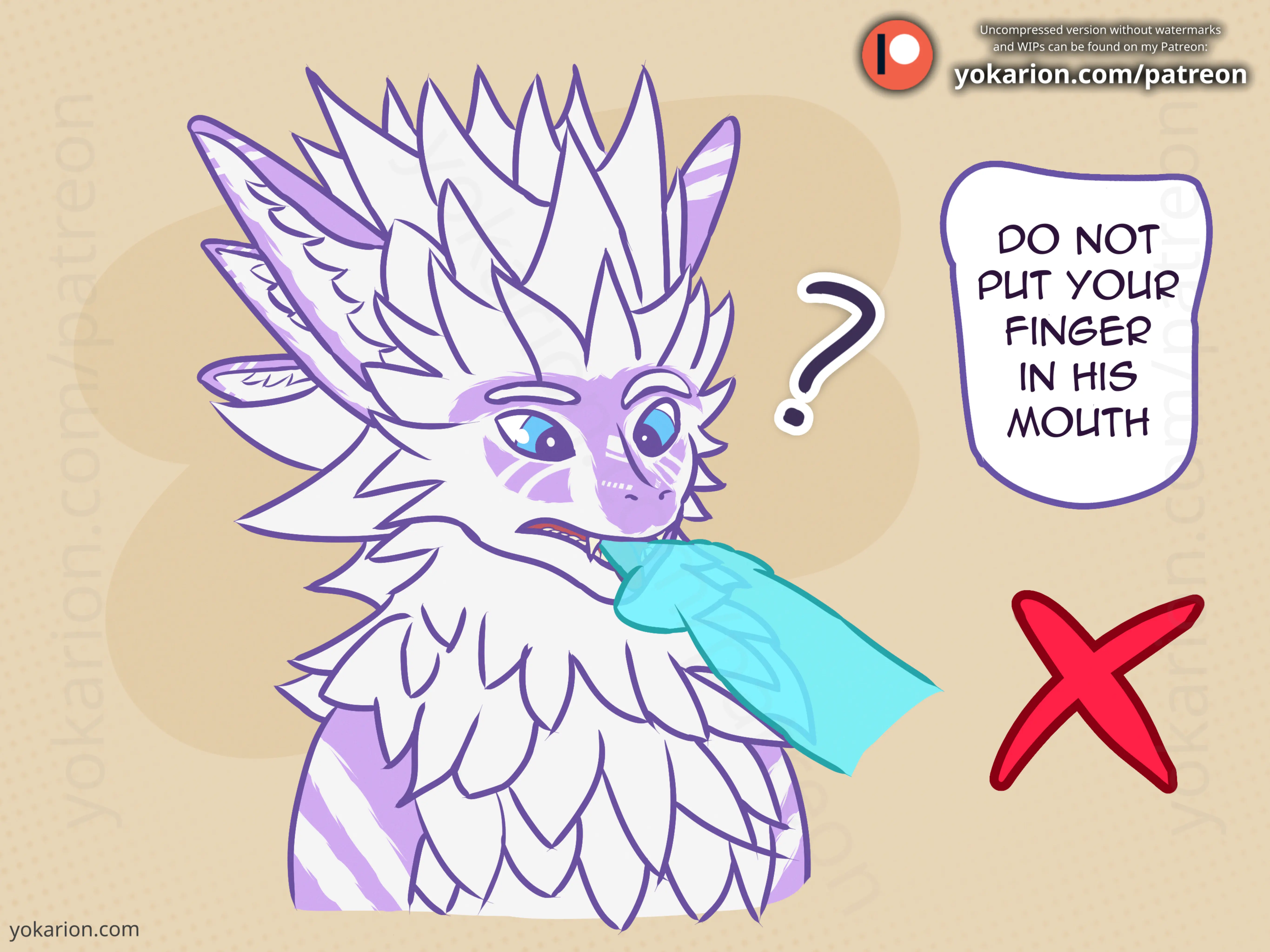 How to Stick your finger in a Dragon’s mouth SFW